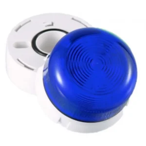 LED Flashguard Beacon with Blue Lens 11-35Vdc, 100mA (IP65) - QBS-0067