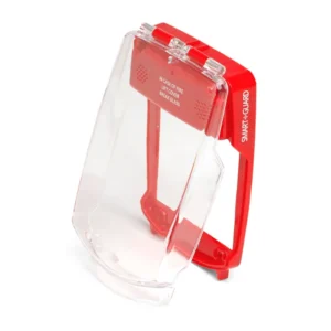 Smart+Enviro - Weather Resistant MCP Stopper with integral Sounder Surface Mounting - RED - SGE-SS-R